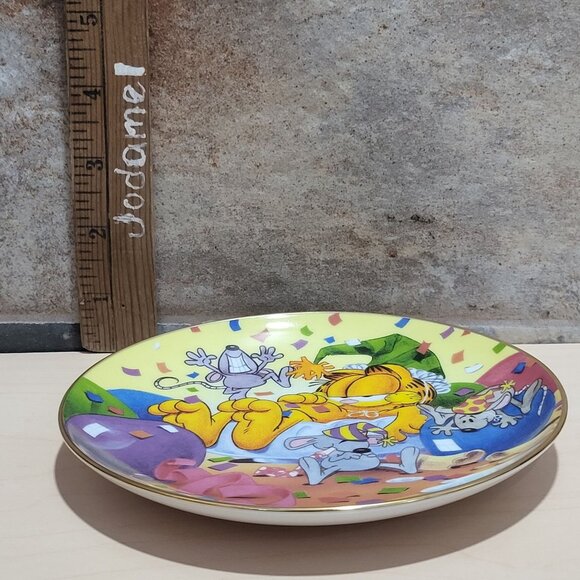 Garfield Calendar January Plate Jim Davis Plate No A 1444 Danbury Mint - Picture 9 of 14